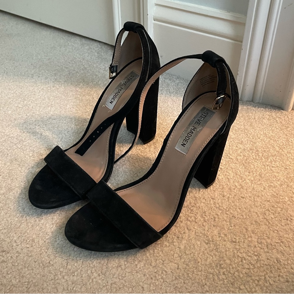 Steve Madden "Carson" suede heels